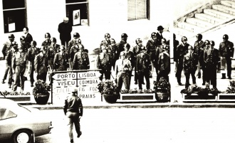 III Congresso da Oposição Democrática, em Aveiro, em 1973, atentamente vigiado pelas forças repressivas