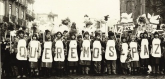 Marcha pela Paz no Porto, em 16 de Janeiro de 1982