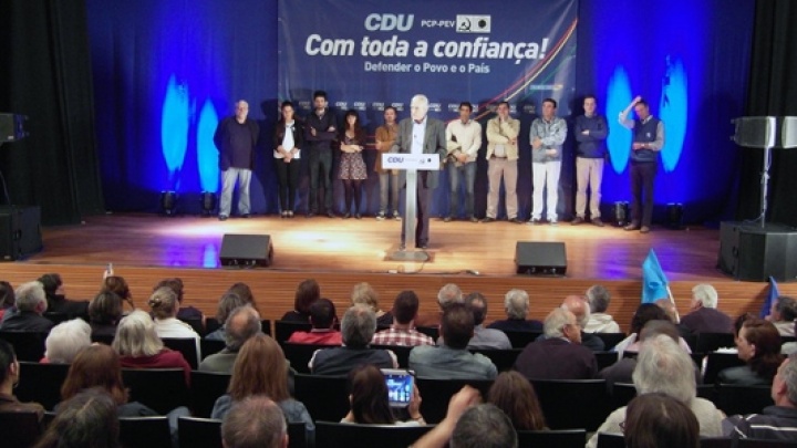Votar CDU para reforçar a força de mudança