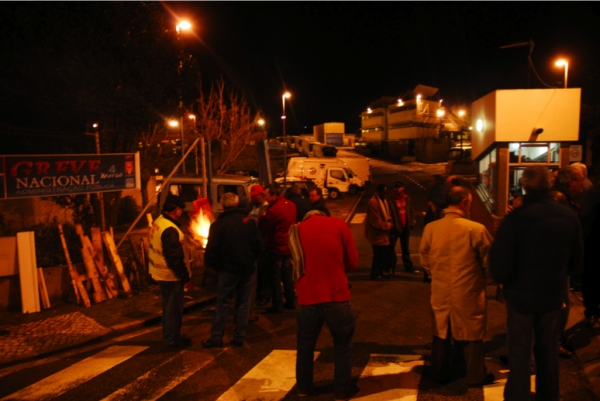 Piquetes de Greve em Lisboa