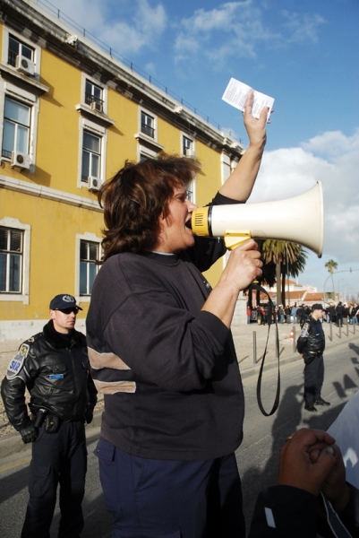 Manif. trabalhadores admin. publica - 5 Fev