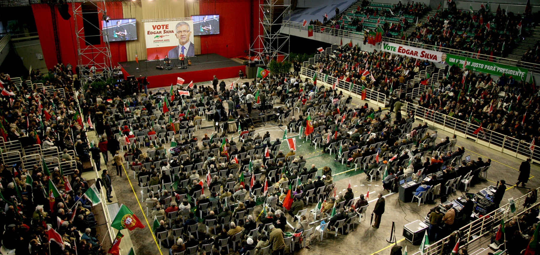 Comício no Porto da candidatura de Edgar Silva à Presidência da República
