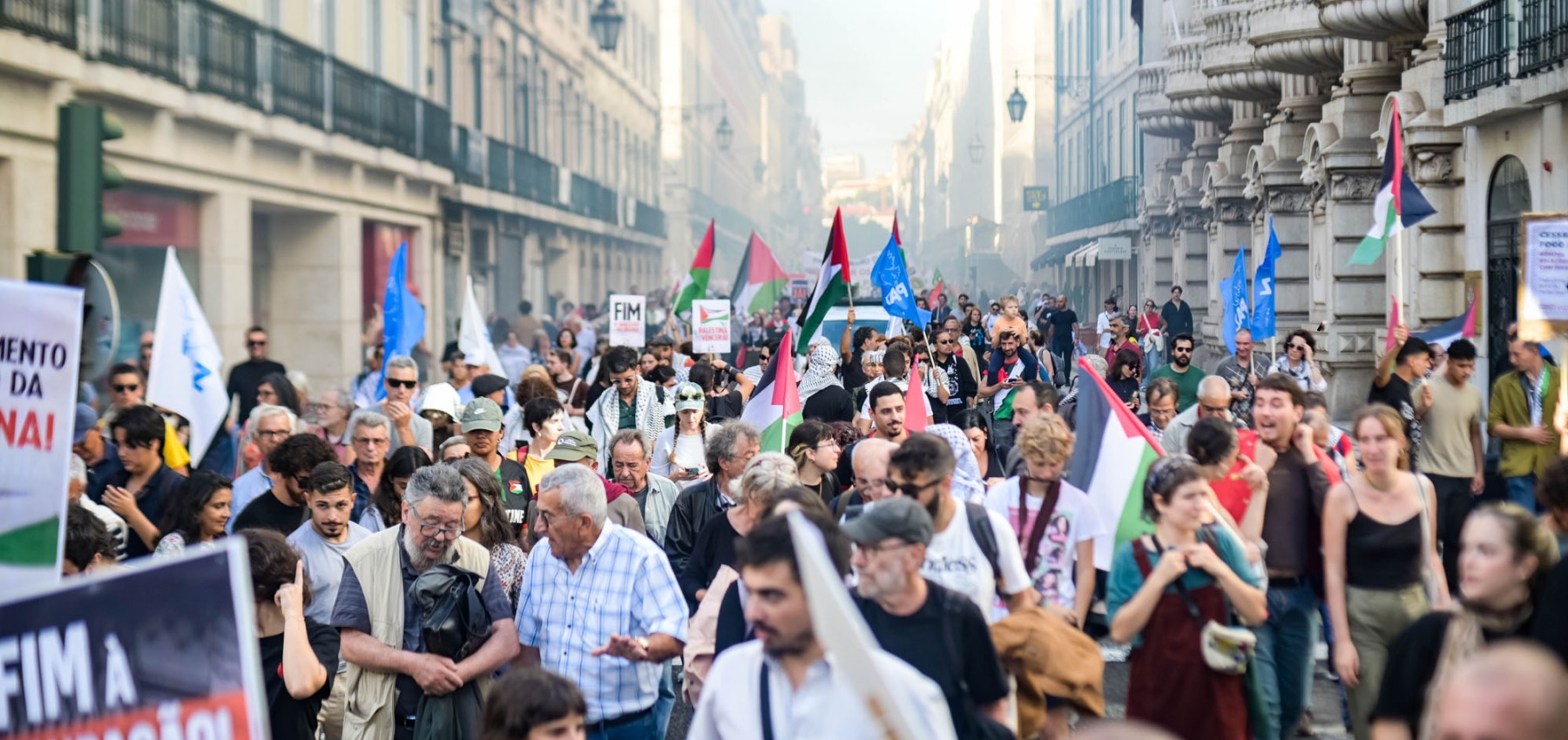 Manifestação «Palestina Livre! Paz no Médio Oriente!»