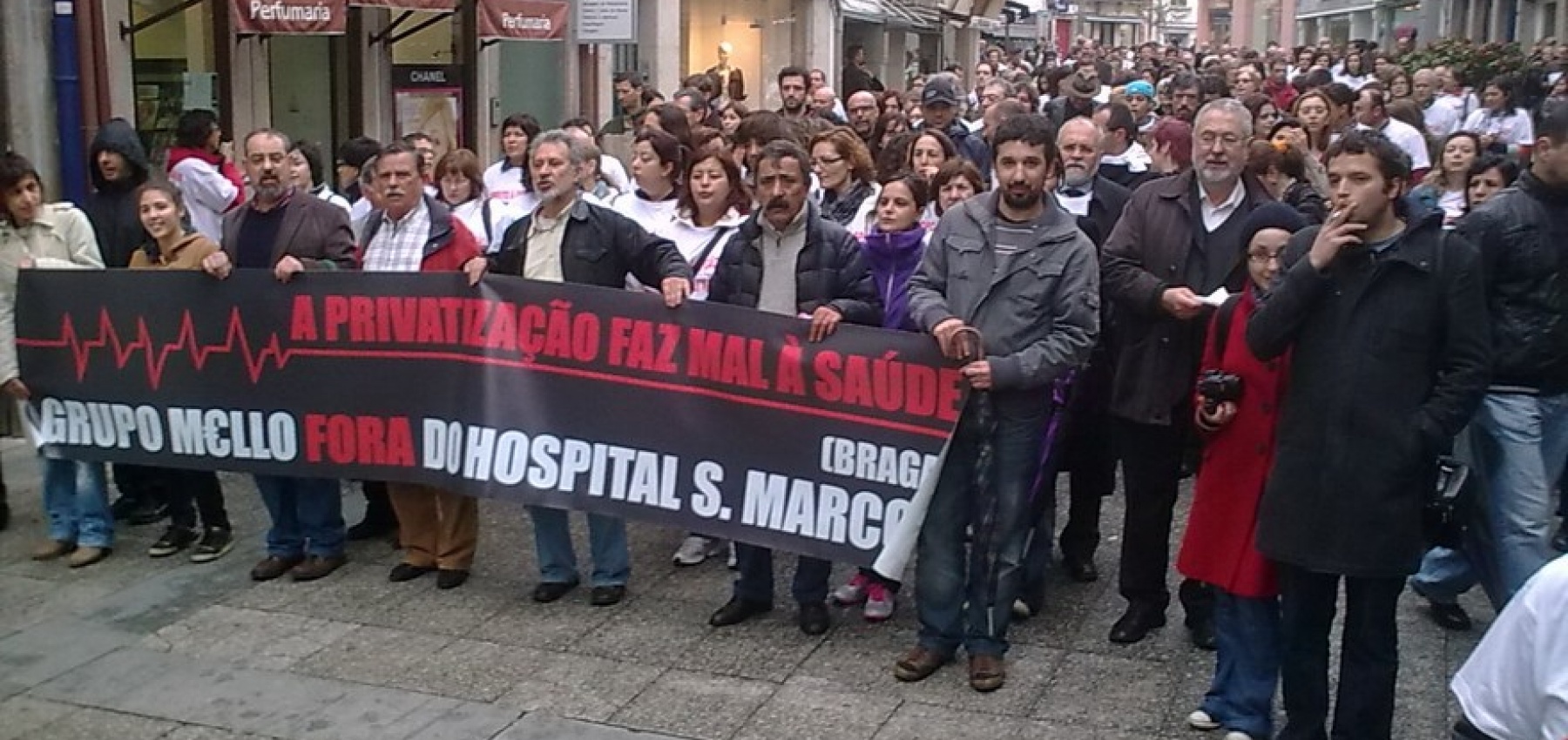 Marcha em defesa do Hospital de S. Marcos, Braga