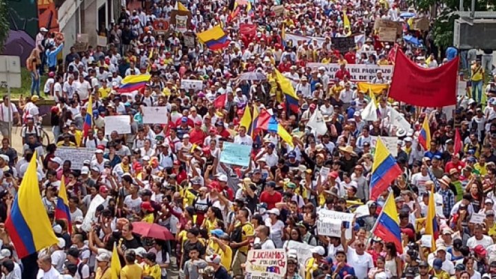 PCP’s solidarity with Colombia's revolutionary and progressive forces