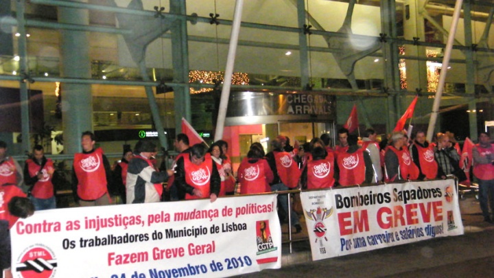 Bombeiros Sapadores de Lisboa - 1º Turno- 90% de adesão