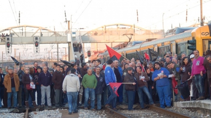 Ferroviários em luta, dizem basta aos roubos