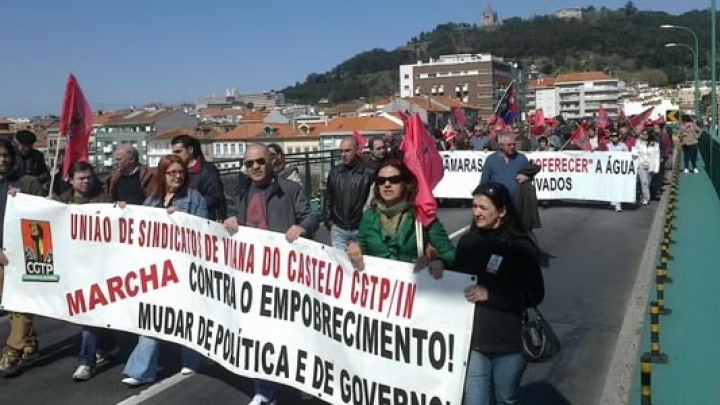 Marcha contra o empobrecimento arrancou em Viana do Castelo