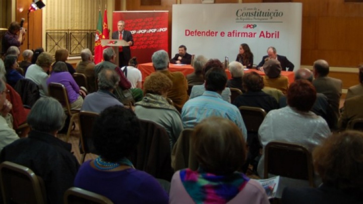 Intervenção de Jerónimo de Sousa, na sessão pública sobre 35º aniversário da Constituição da República