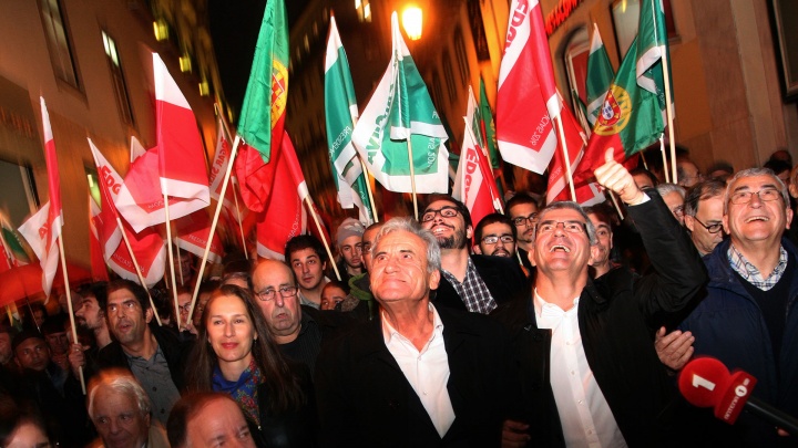 Arruada de apoio à candidatura de Edgar Silva em Lisboa