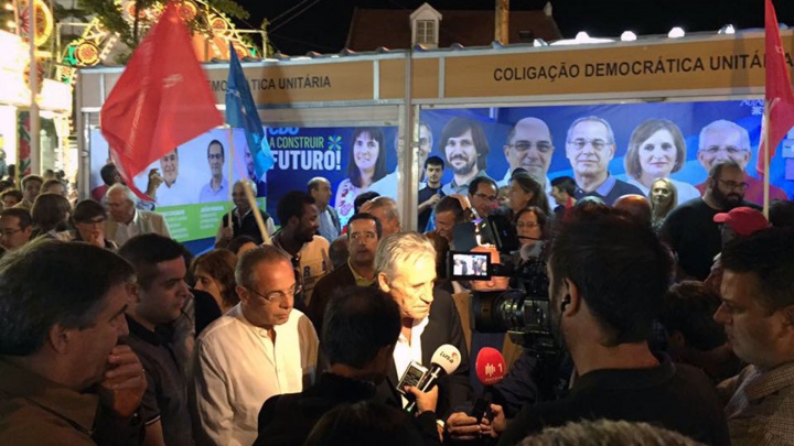 Jerónimo de Sousa com recepção calorosa nas Festas da Moita