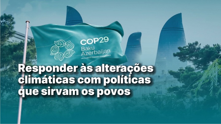 Responder às alterações climáticas com políticas que sirvam os povos