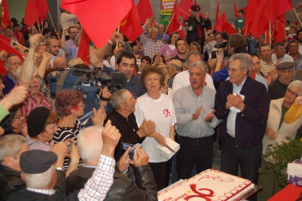 90º Aniversário do PCP, Almoço, Mora
