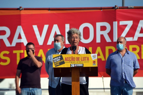 Acção de Luta Nacional da CGTP em Lisboa