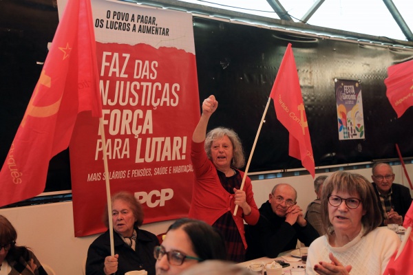 Almoço-Comício em Valado dos Frades, Nazaré