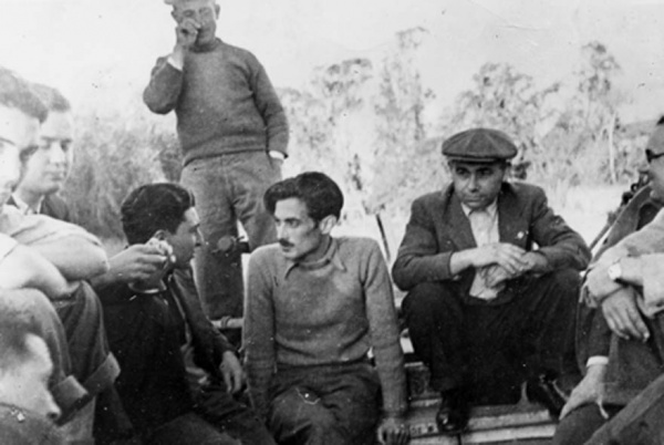 Com Soeiro Pereira Gomes num Barco no Tejo, anos 40