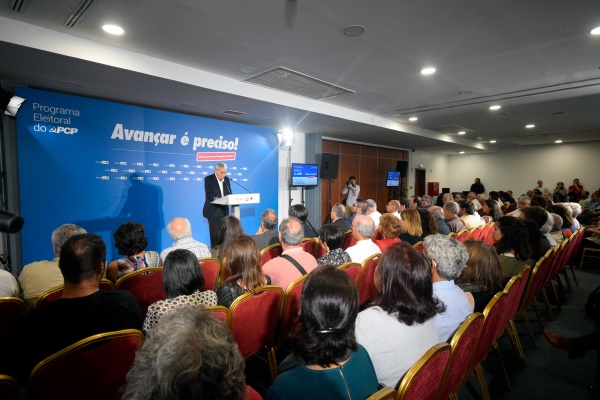 Apresentação do Programa Eleitoral do PCP às Eleições Legislativas 2019