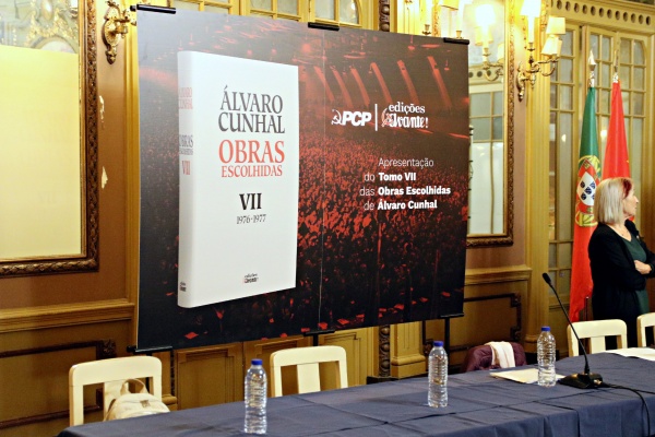 Apresentação do VII tomo das Obras Escolhidas de Álvaro Cunhal