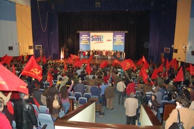 Comicio no Fórum Lisboa, com Jerónimo de Sousa