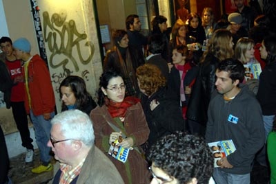 Arruada em Lisboa, com Odete Santos