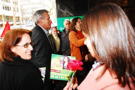Acção junto das mulheres trabalhadoras