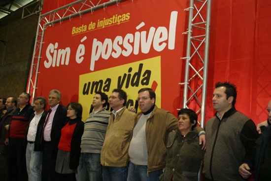 Comício em São João da Talha - 07 de Fevereiro de 2009