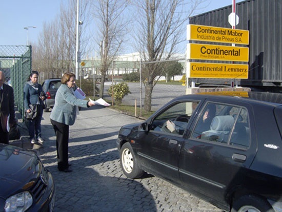 Acção na Mabor, em Braga