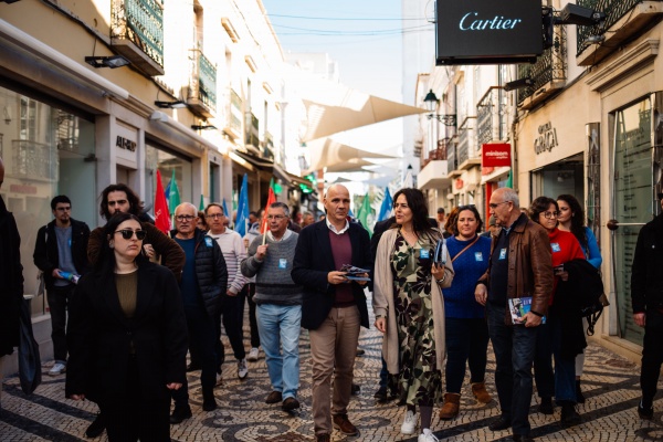 CDU contacta com população e comerciantes em Faro e Vila Real de Santo António