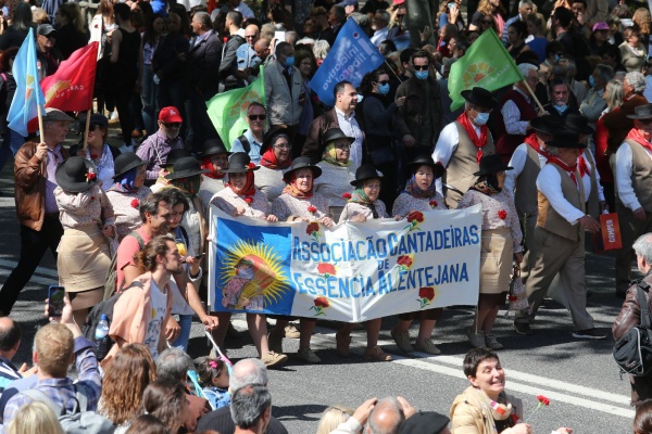 Comemorações populares do 25 de Abril em Lisboa