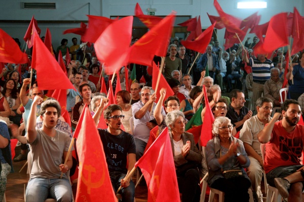 Comício «Basta de submissão à União Europeia e ao Euro», Queluz