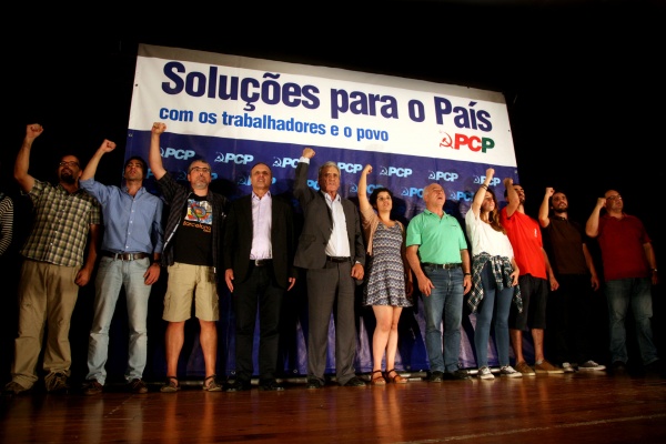 Comício «Basta de submissão à União Europeia e ao Euro», Queluz