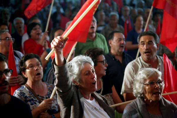 Comício «Basta de submissão à União Europeia e ao Euro», Queluz