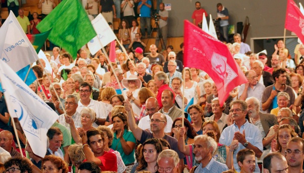 Comício CDU em Lisboa