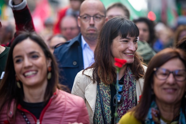 Comício CDU enche Rossio