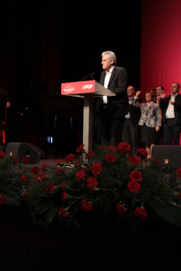 Comício comemorativo do Centenário da Revolução de Outubro