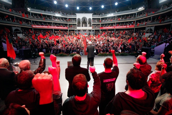 Comício comemorativo do Centenário da Revolução de Outubro