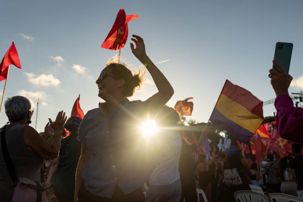 Rally of the 46th edition of the Avante! Festival