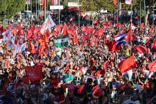 Rally of the 46th edition of the Avante! Festival