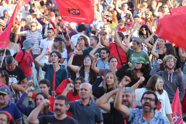 Rally of the 46th edition of the Avante! Festival