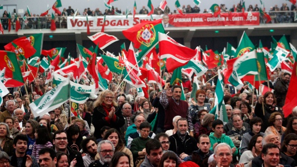 Comício em Lisboa da candidatura de Edgar Silva à Presidência da República