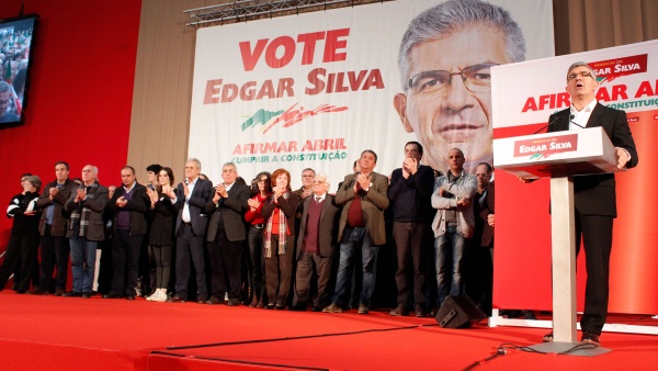 Comício em Lisboa da candidatura de Edgar Silva à Presidência da República