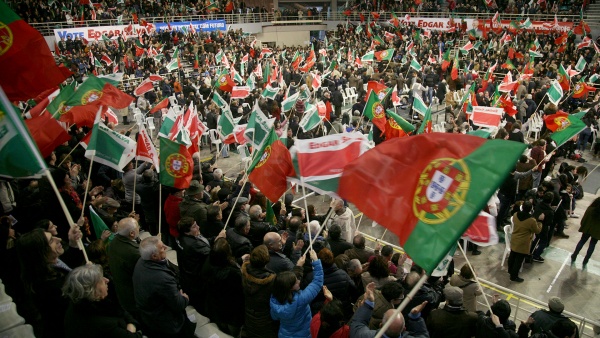Comício no Porto da candidatura de Edgar Silva à Presidência da República