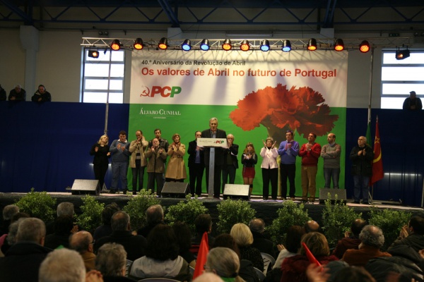 Comício do PCP - Evocação da Fuga da Cadeia do Forte de Peniche