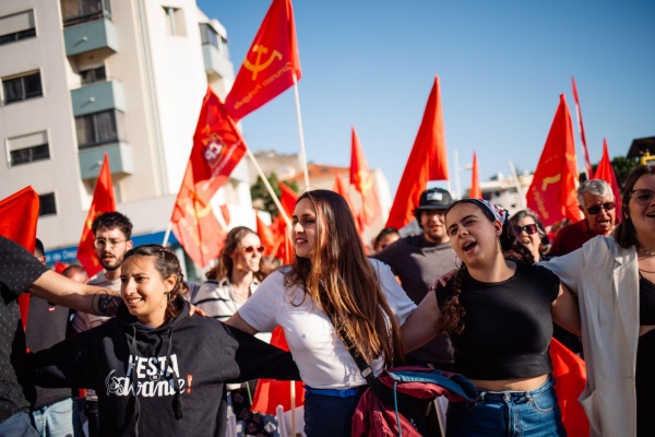 Comício em Almada