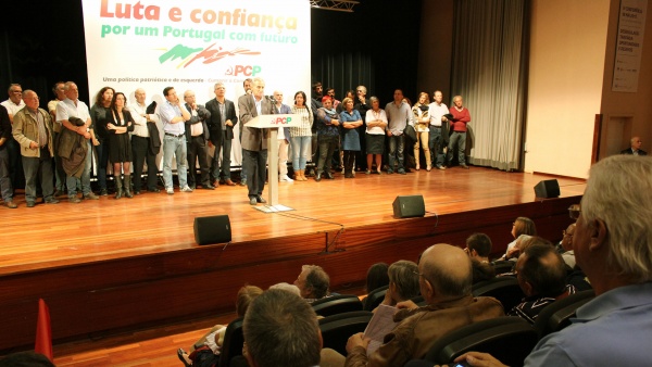 Comício «Luta e Confiança por um Portugal com futuro», Porto