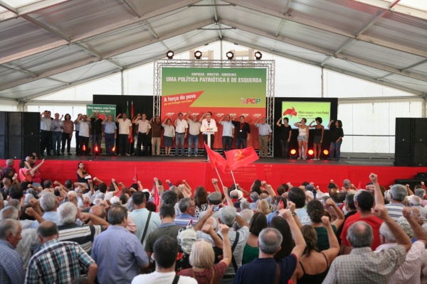 Comício «Mais espaço, mais Festa - Futuro com Abril - Avante com a campanha»