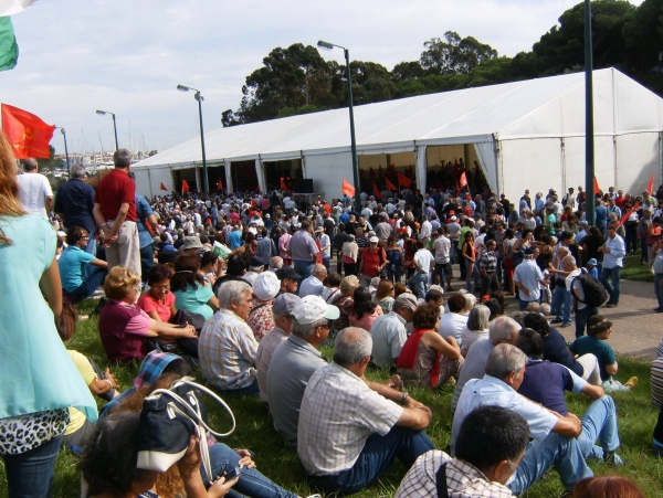 Comício «Mais espaço, mais Festa - Futuro com Abril - Avante com a campanha»