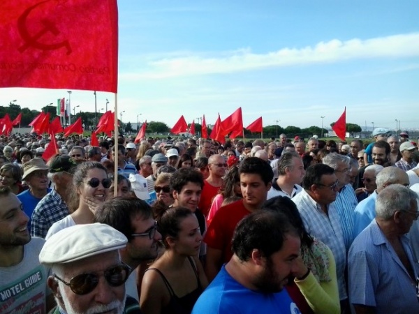 Comício «Mais espaço, mais Festa - Futuro com Abril - Avante com a campanha»