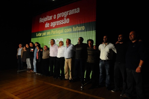 Comício «Pôr Fim ao Desastre - Rejeitar o Pacto de Agressão» - Voz do Operário, Lisboa