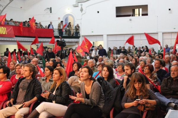 Comício «Pôr Fim ao Desastre - Rejeitar o Pacto de Agressão» - Voz do Operário, Lisboa